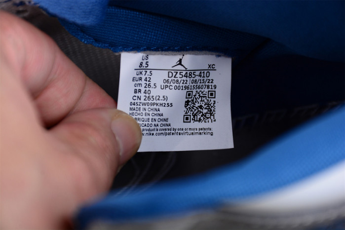 air jordan 1 high og "true blue" dz5485-410