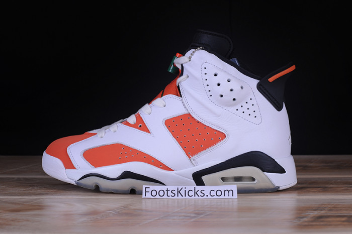 air jordan 6 retro nrg g8rd "gatorade" orange mens 384664-145