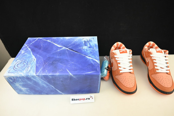 nike sb dunk low concepts orange lobster fd8776-800