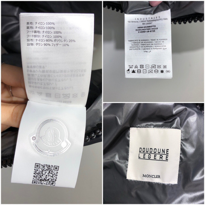 moncler down vest 36