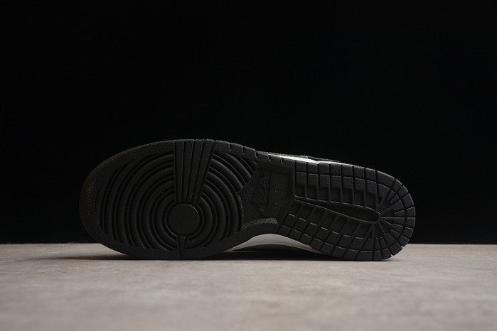 nike dunk low black grey orange fn7808-001