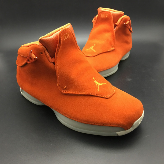 air jordan 18 orange suede aa2494-801