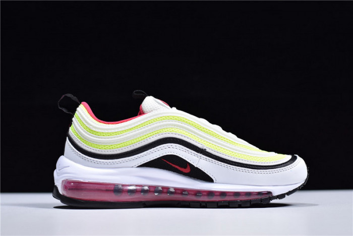 nike air max 97 white rush pink black volt cj9978-100