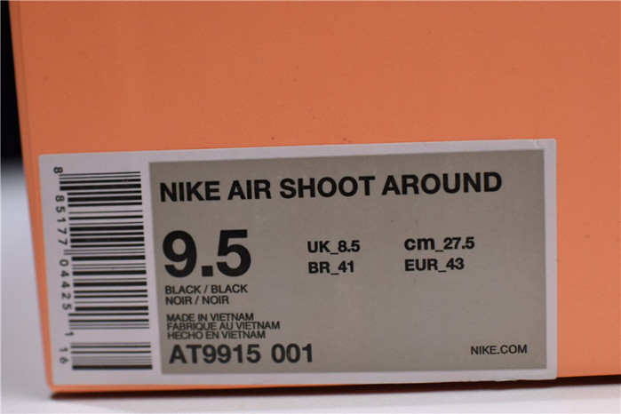 air fear of god 1 sa black at9915-001