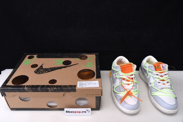 ofw x dunk low “43 of 50” dm1602-128