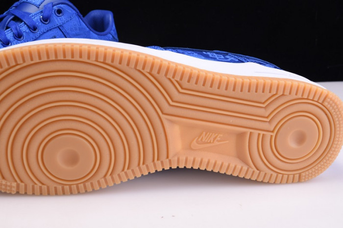 clot nike air force 1 blue silk cj5290-400