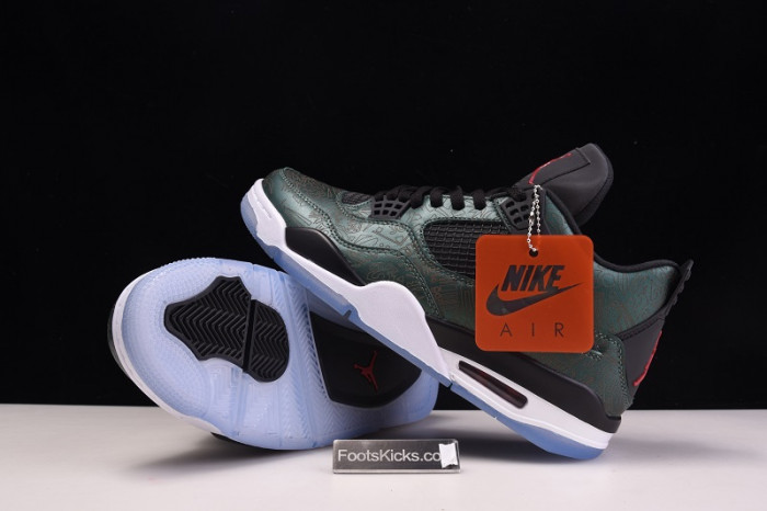 air jordan 4 green laser aj4-1043515