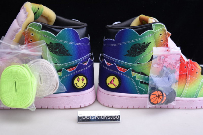air jordan 1 retro high og "j balvin" multi-color dc1786-125