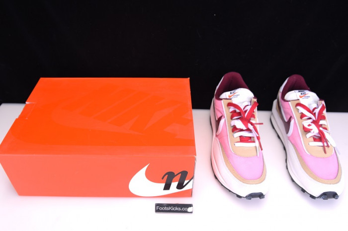 sacai x nike ldv waffle pink bv0073-500