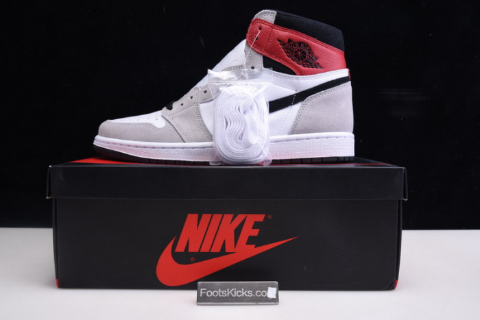 air jordan 1 retro high light smoke grey 555088-126