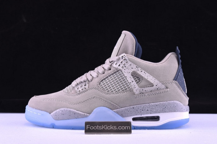 air jordan 4 retro pe grayness / white aj4-1043505