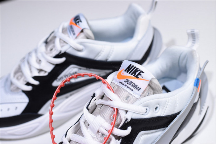 ofw x nike m2k tekno black ,white a03108 062