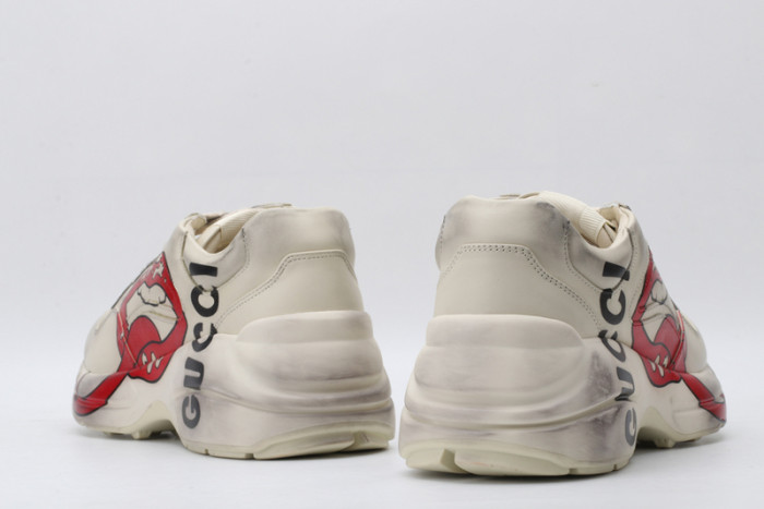 g*u*i rhyton vintage trainer sneaker 576965 drw00 9555