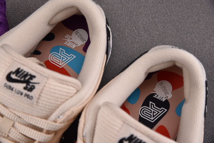 nike sb dunk low albino & preto fd2627-200