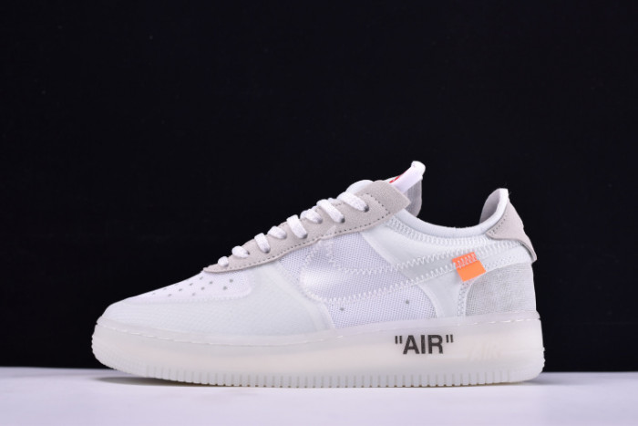nike air force 1 low ofw all white ao4606-100