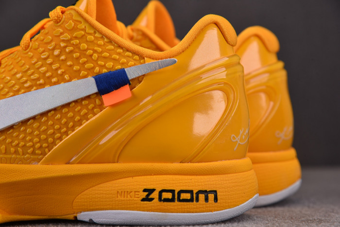 nike kobe 6 protro off white yellow cw2190-501