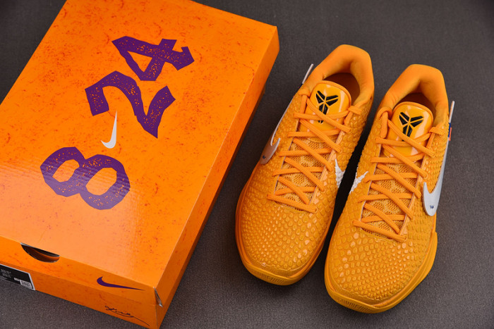 nike kobe 6 protro off white yellow cw2190-501