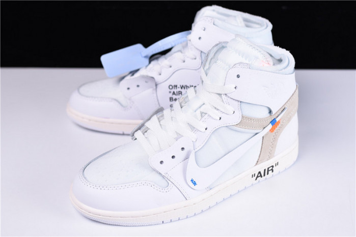 ofw air jordan 1 retro high white aq0818-100