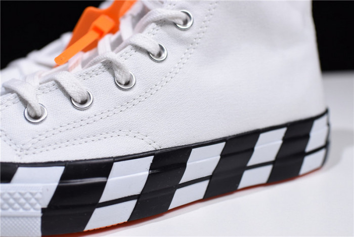 OFW x Chuck 70 White Converse - 163862C