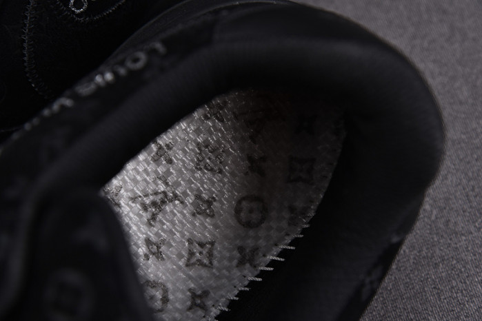 nike low air force 1 x full black