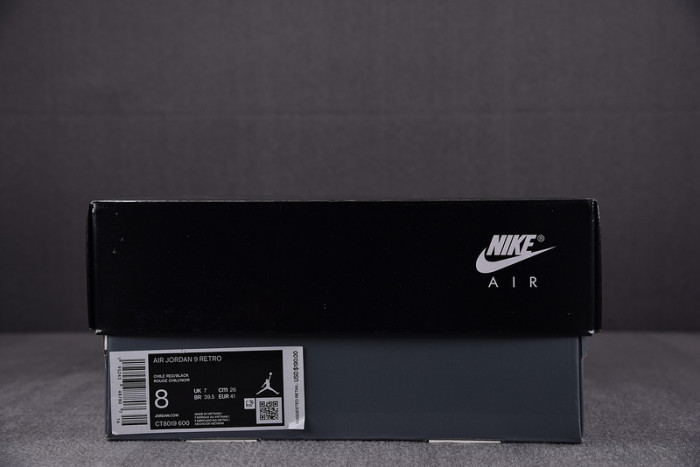 air jordan 9 “chile red ct8019-600