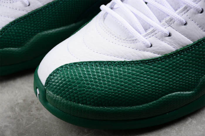 air jordan 12 white and green 136001-063