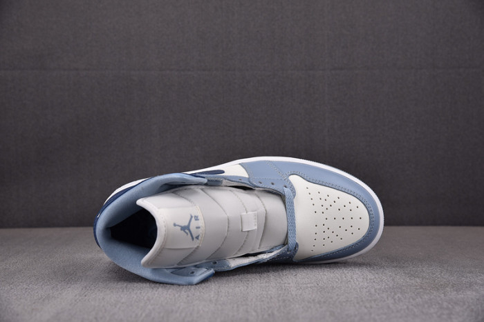 air jordan 1 mid womens blue bq6472-140