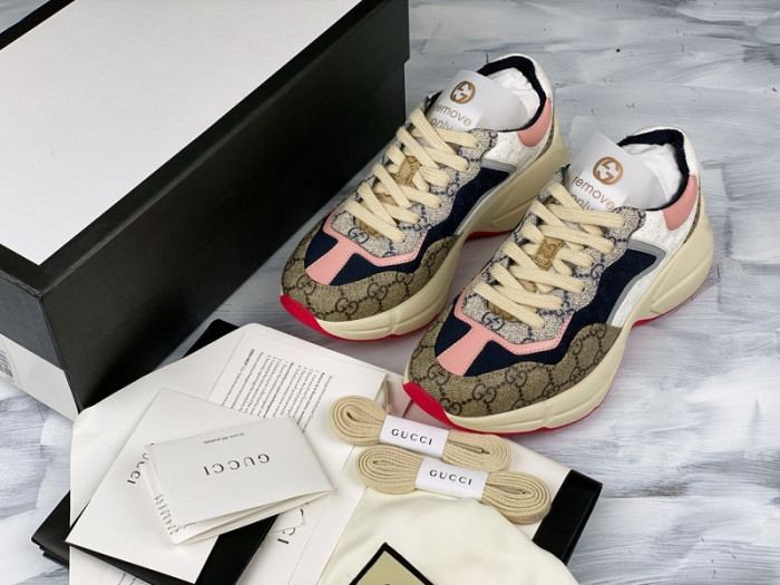 g*u*i rhyton vintage trainer sneaker 576964 drw00 9522