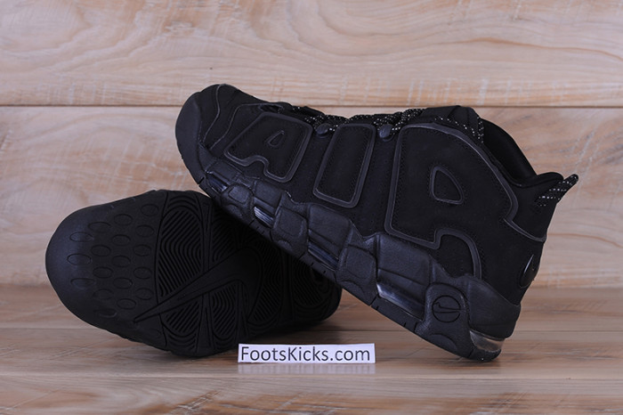 nike air more uptempo triple black 414962-004