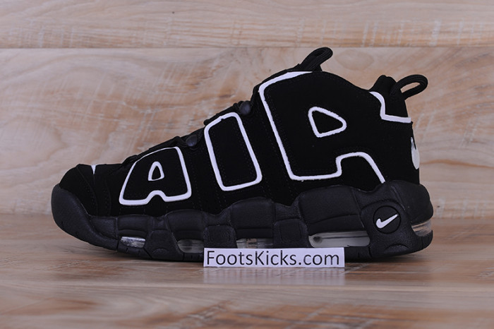 nike air more uptempo black white 414962-002
