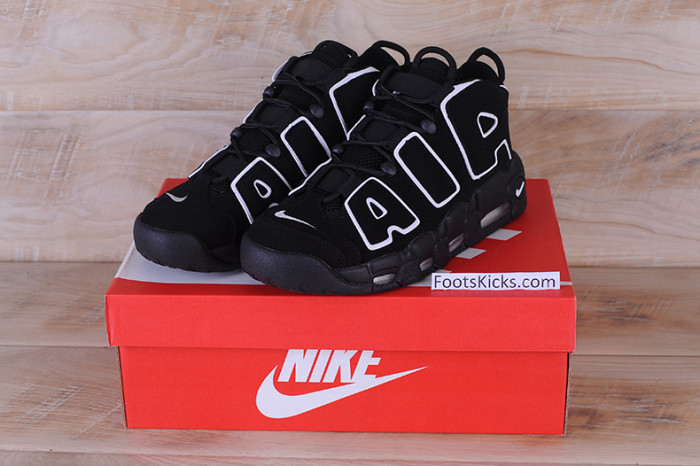 nike air more uptempo black white 414962-002